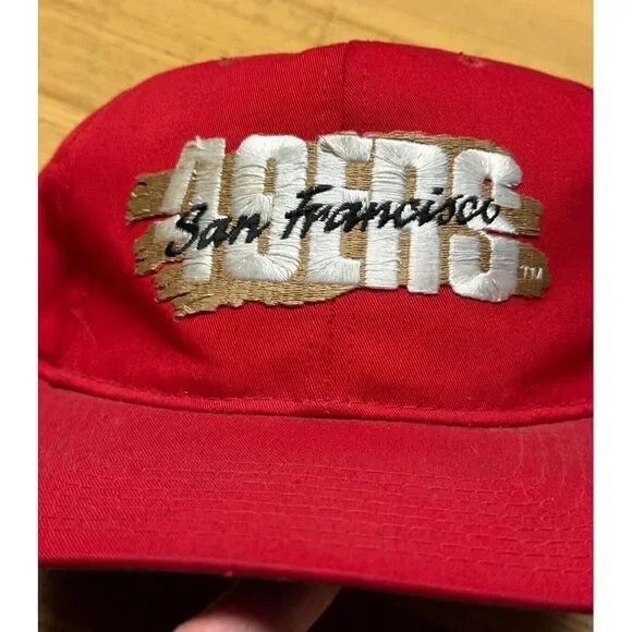 Vintage San Francisco 49ers Hat Snapback Pro Model New Era Splash Spellout - Picture 1 of 10